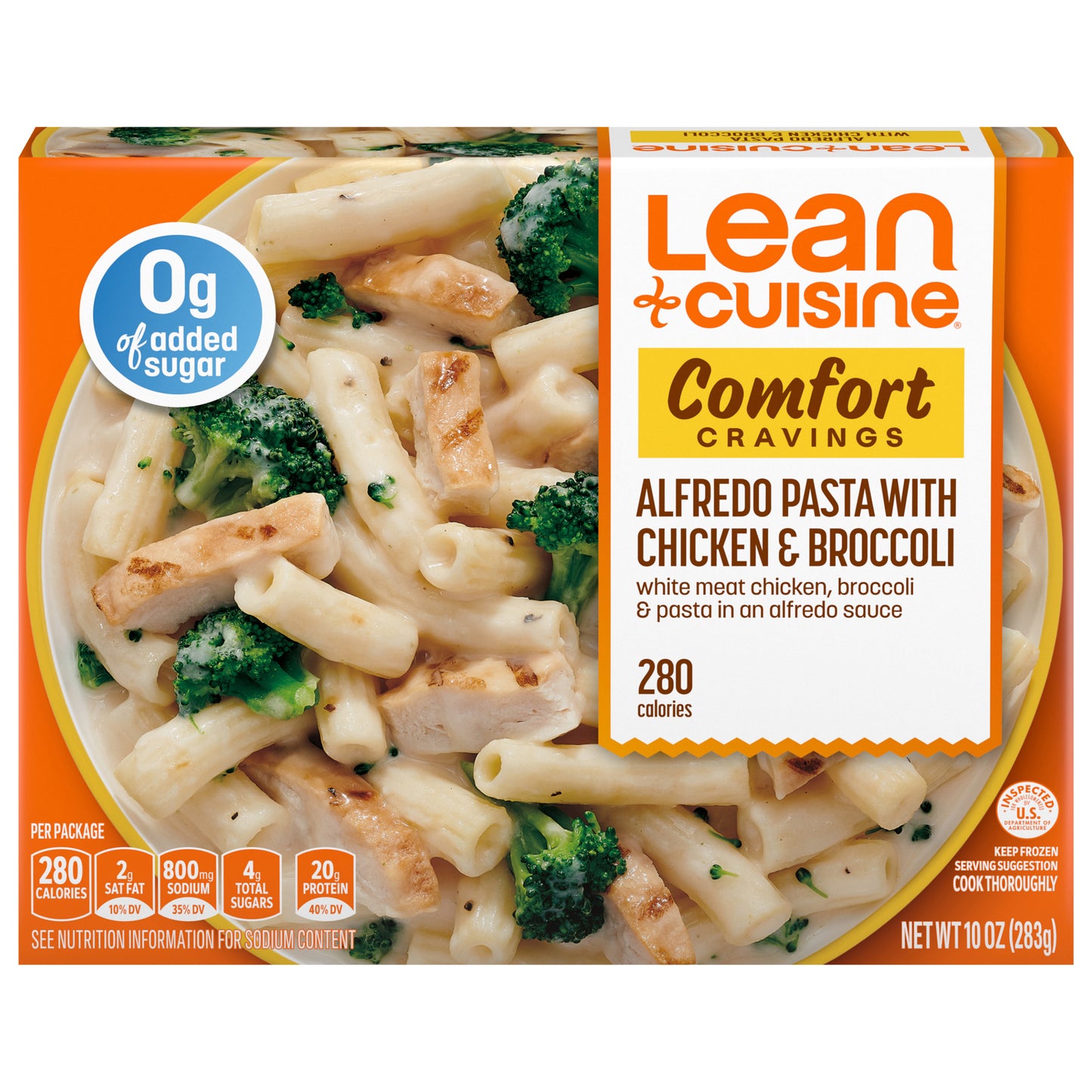 Lean Cuisine Alfredo Pasta with Chicken and Broccoli Westrock Claremont, NC 10 oz (283g)