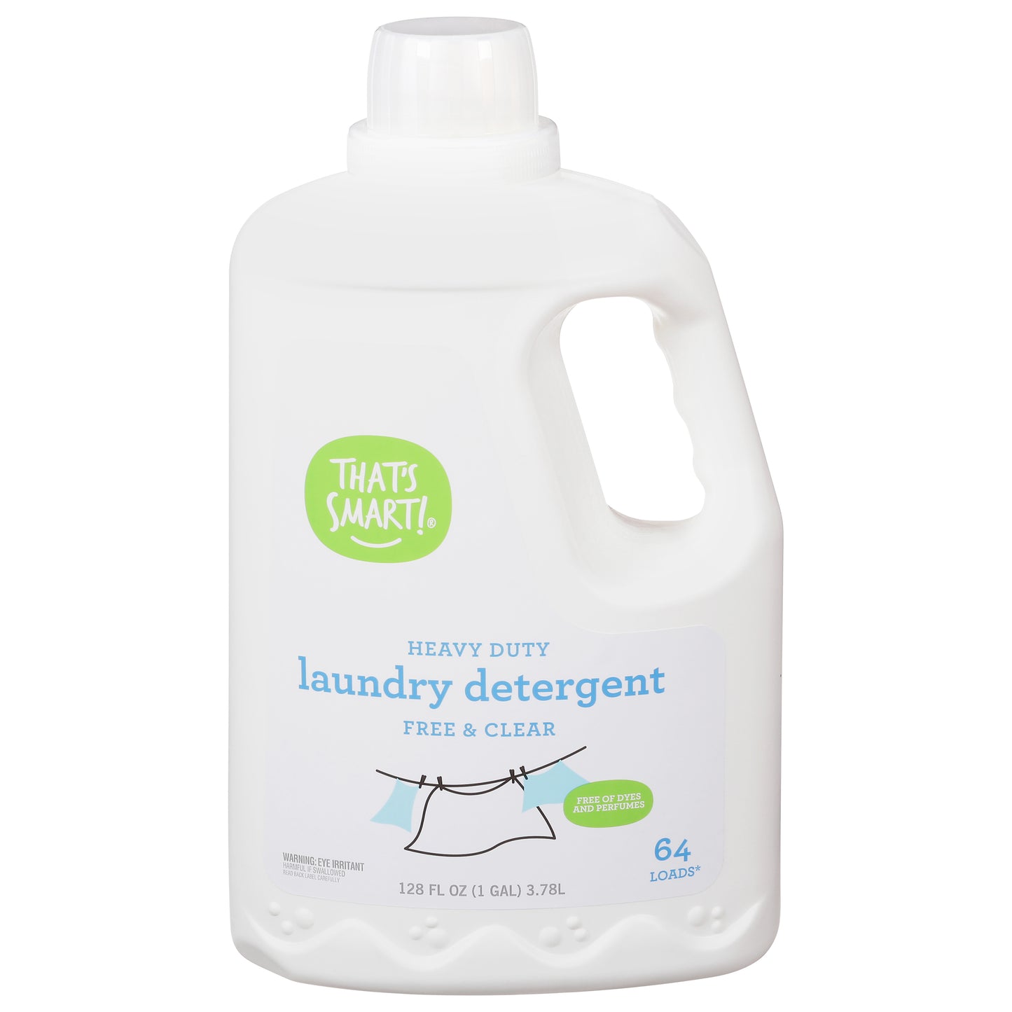 That's Smart! Heavy Duty Free & Clear Laundry Detergent 128 oz
