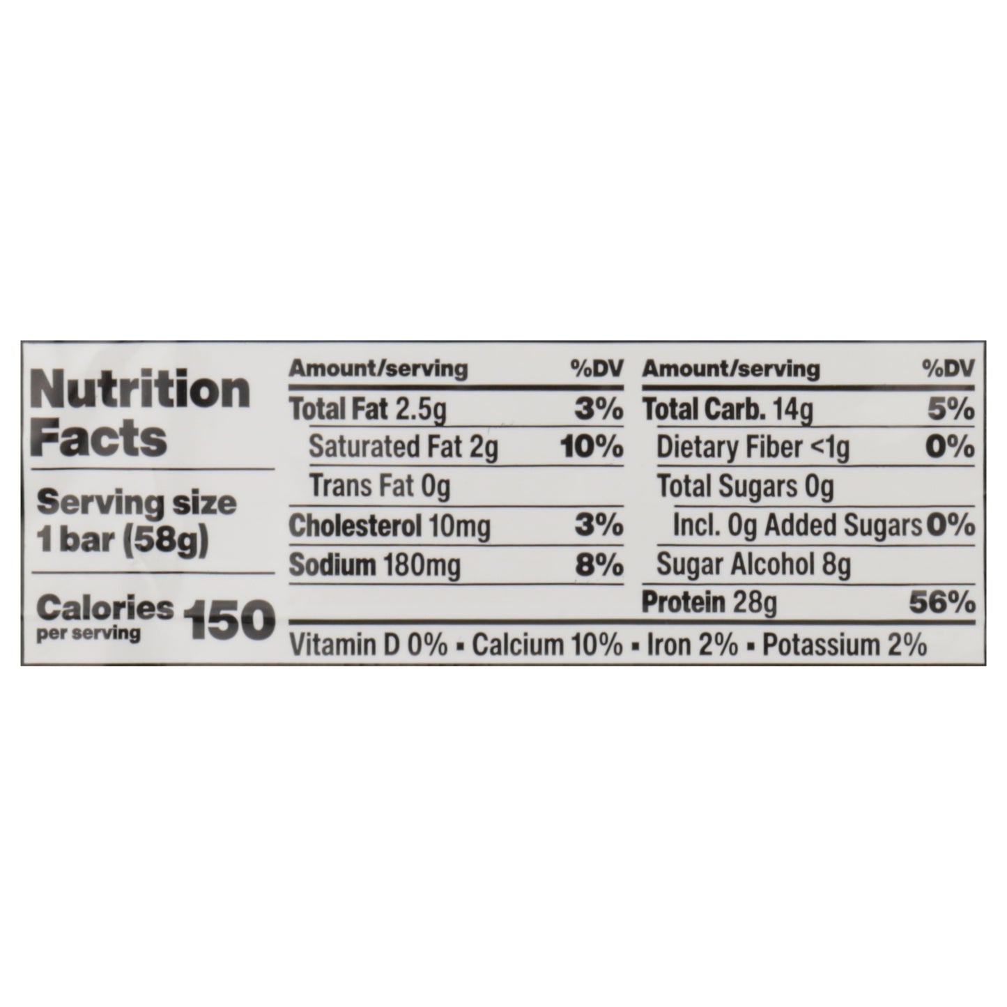 David Peanut Butter Chocolate Chunk Flavored Bar 2.05 oz