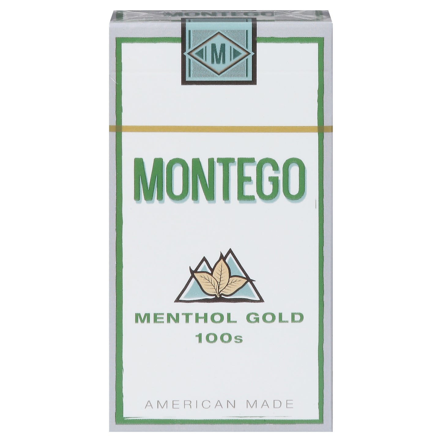 Montego 100s Menthol Gold Cigarettes 20 ea