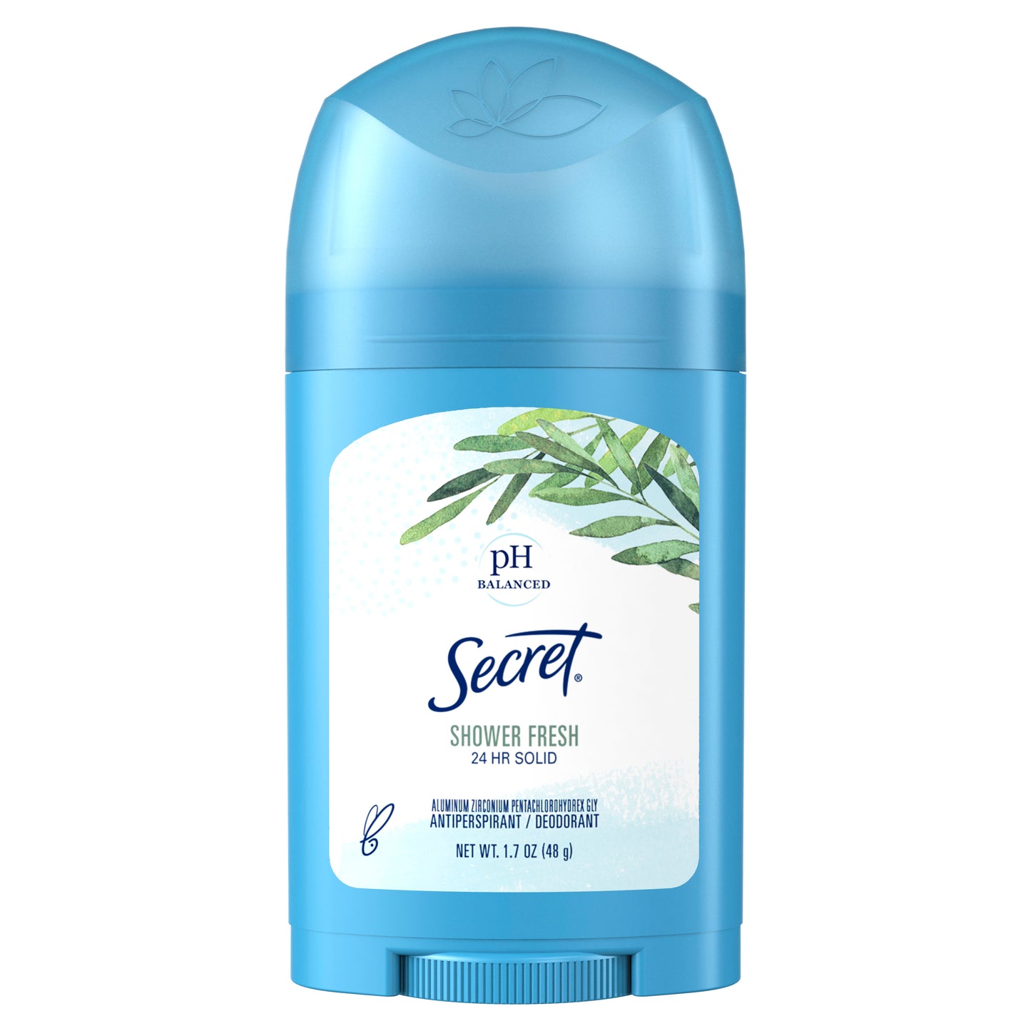 Secret Wide Solid Antiperspirant and Deodorant, Shower Fresh, 1.7 oz