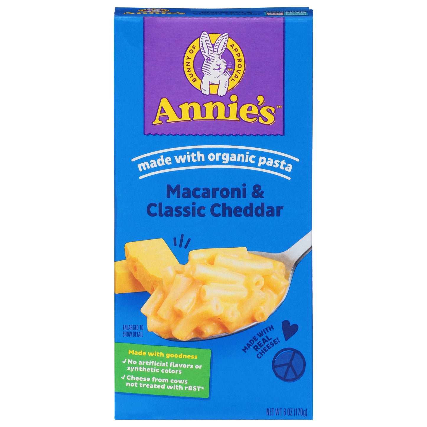 Annie's Macaroni & Classic Cheddar 6 oz