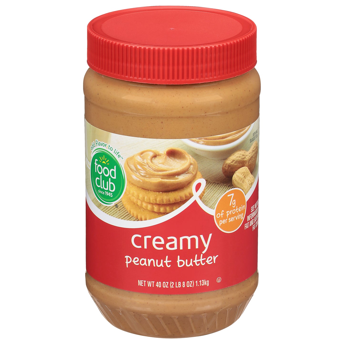Food Club Creamy Peanut Butter 40 oz