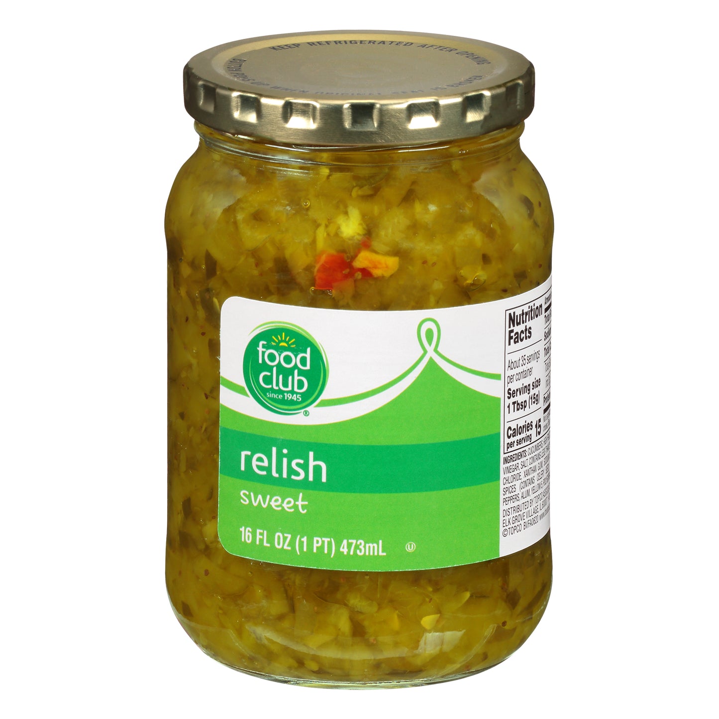 Food Club Sweet Relish 16 oz