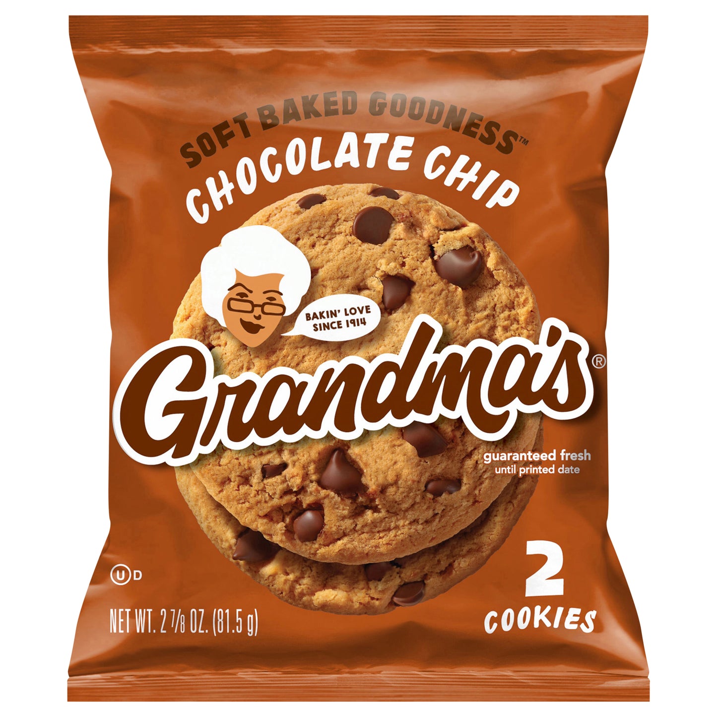 Grandma's Cookies Chocolate Chip 2 7/8 Oz