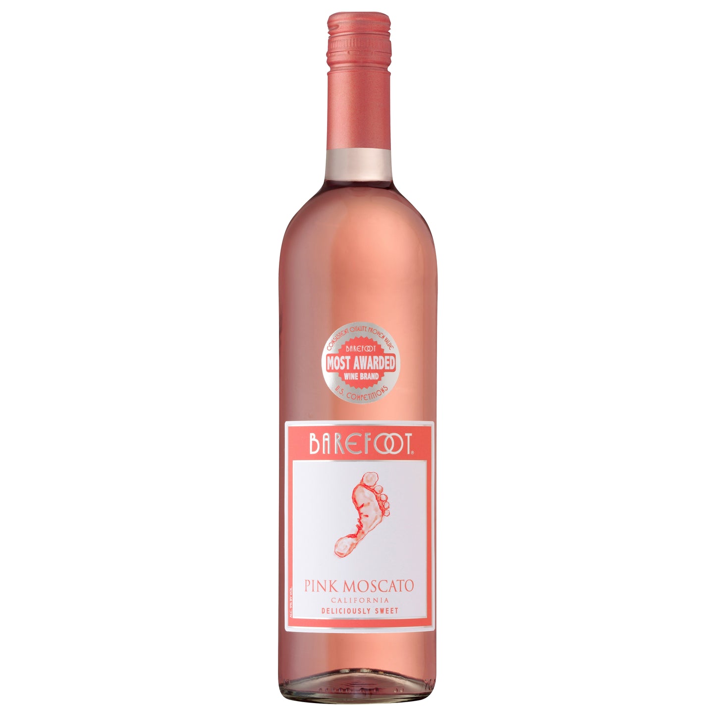 Barefoot Cellars Pink Moscato Wine 750ml