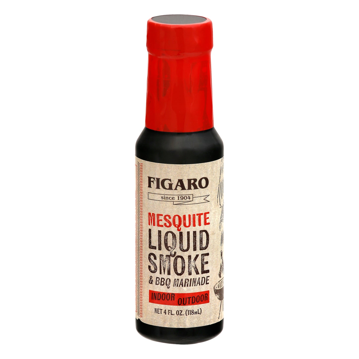 Figaro Mesquite Liquid Smoke & BBQ Marinade 4 oz