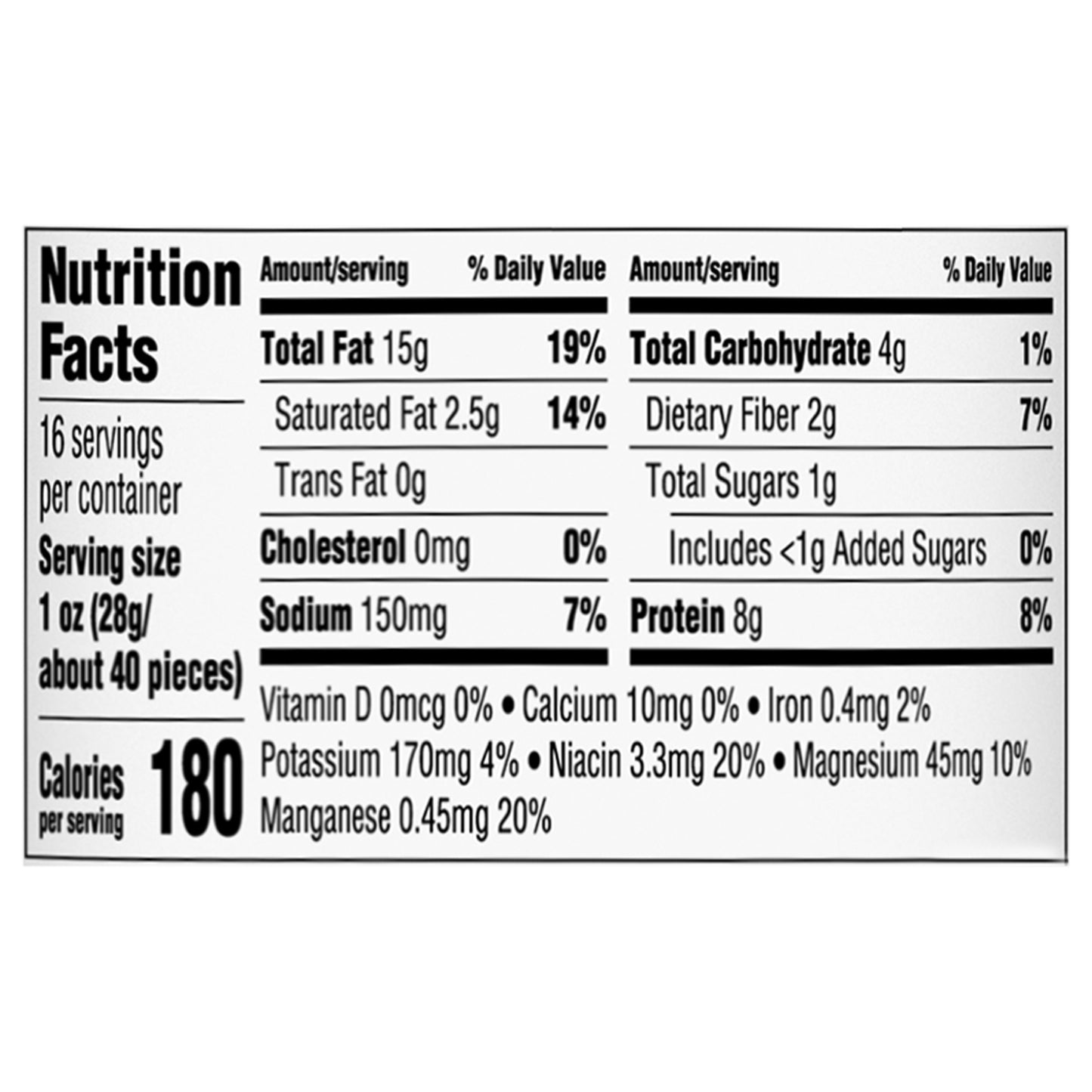 Crav'n Flavor Dry Roasted Salted Peanuts 16 oz