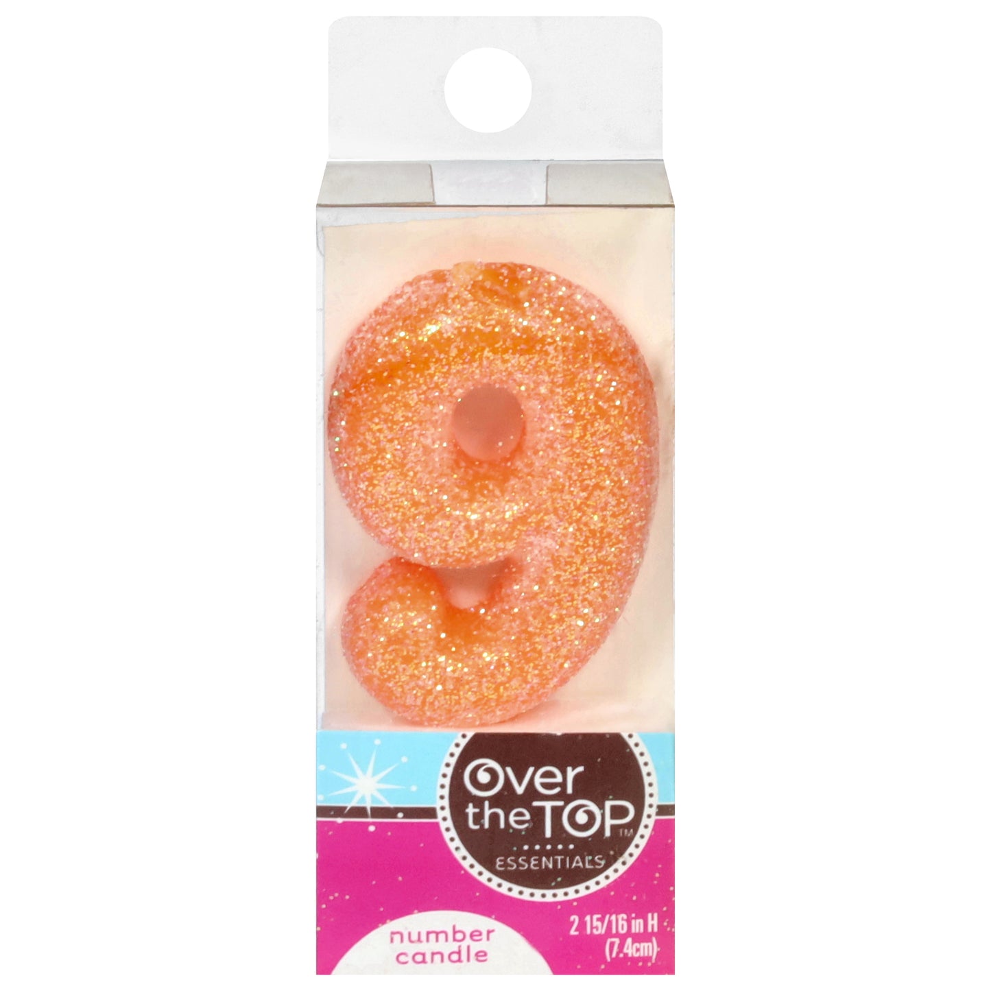 Over the Top Essentials 9 Number Candle 1 ea