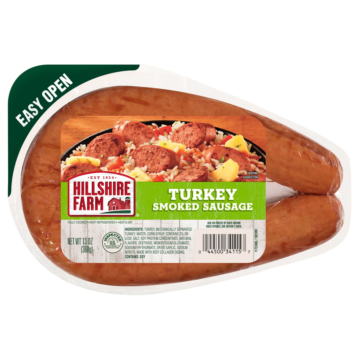 Hillshire Farm Turkey Smoked Sausage, 13 oz.