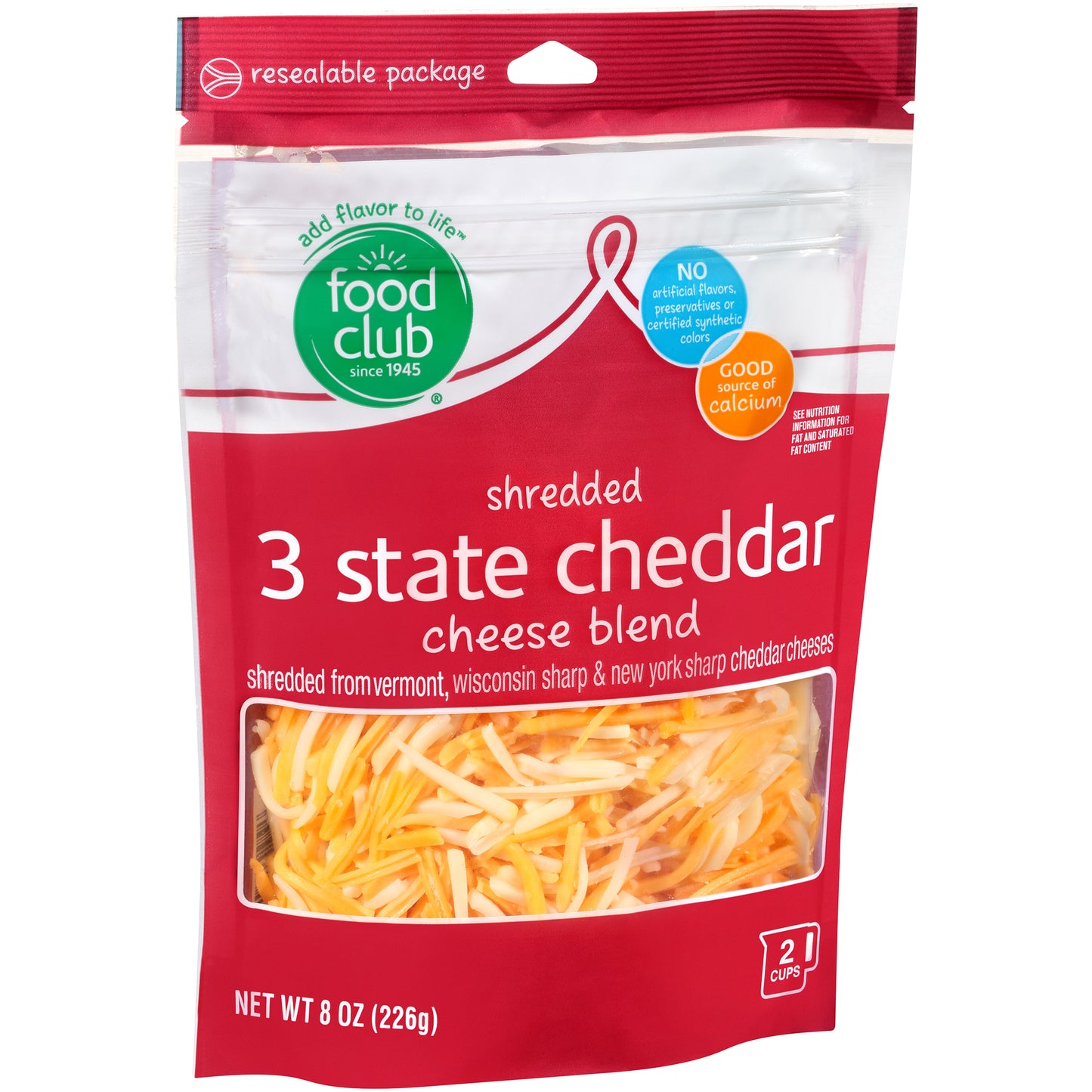 CHEESE CHDR 3 STATE BLD (WI,NY,VT) SHRED