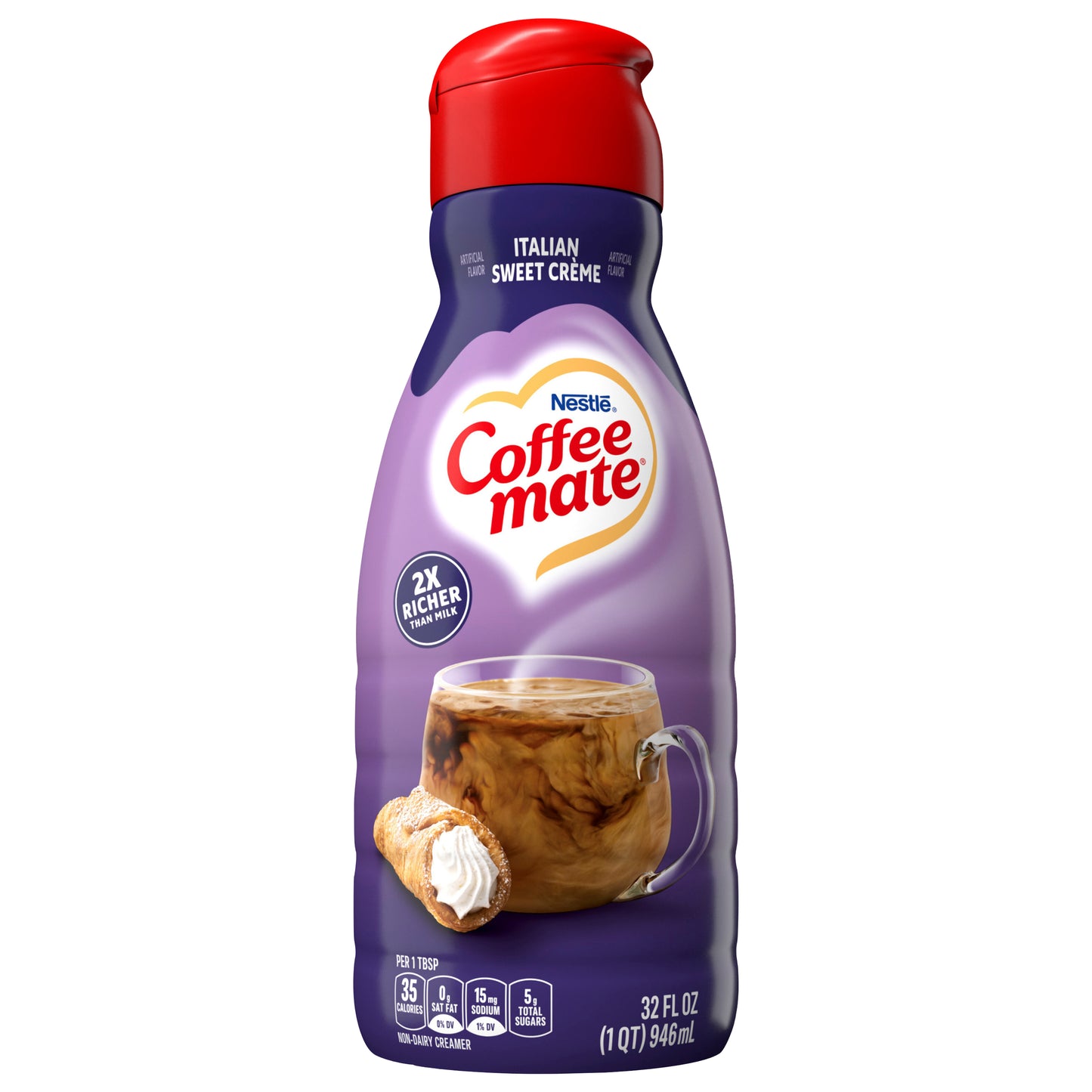 Nestle Coffee Mate Italian Sweet Creme Liquid Coffee Creamer 32 fl oz.
