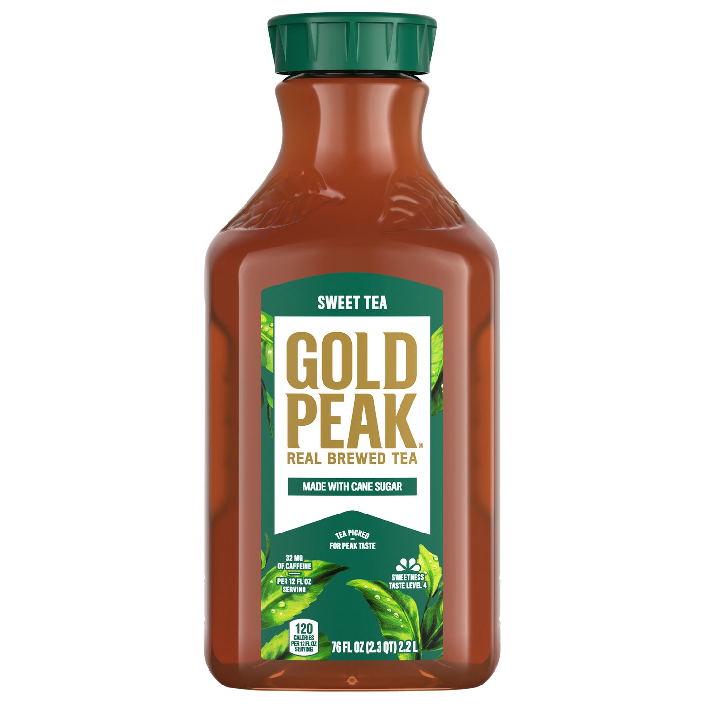 Gold Peak Sweetened Black Tea Bottle, 76 fl oz