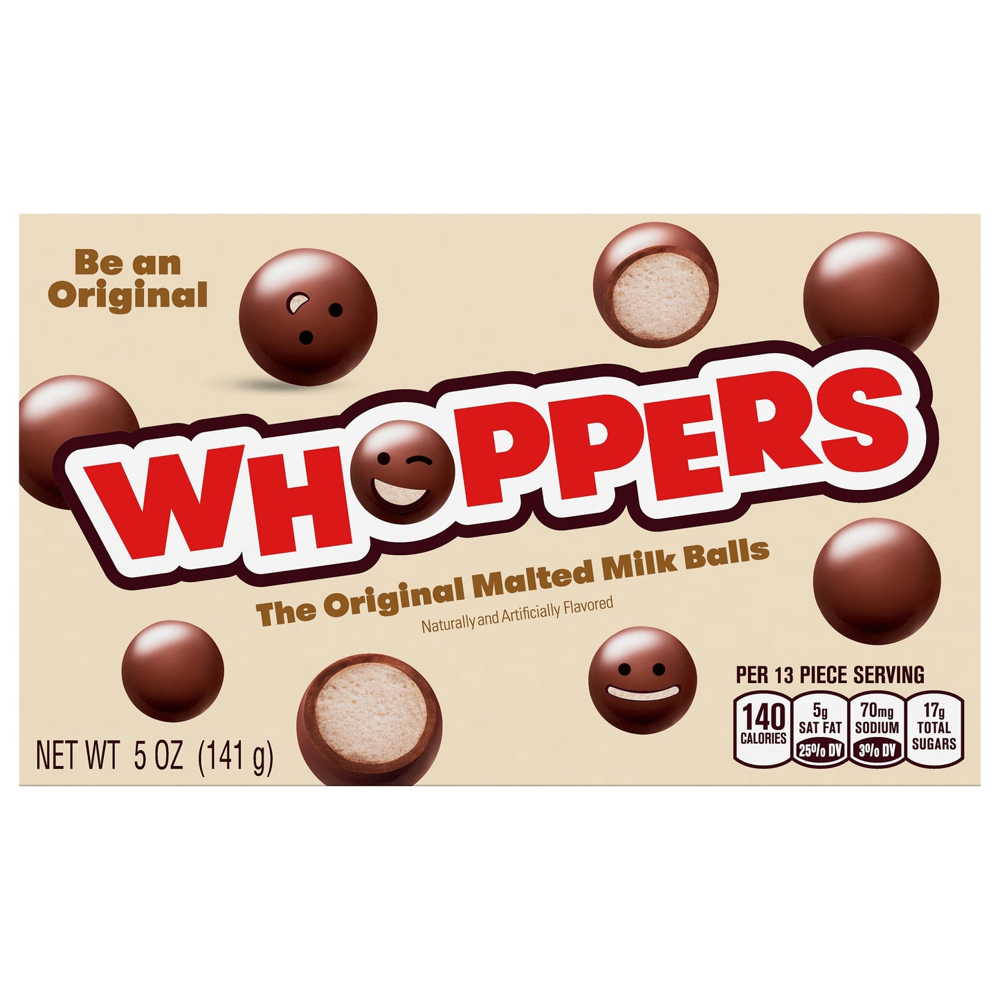 WHOPPERS Malted Milk Balls Candy Box, 5 oz