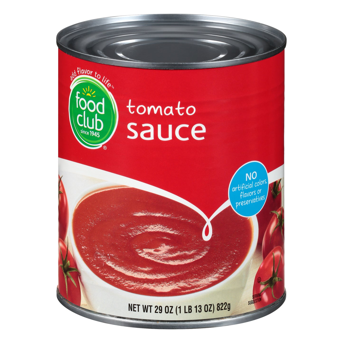 Food Club Tomato Sauce 29 oz