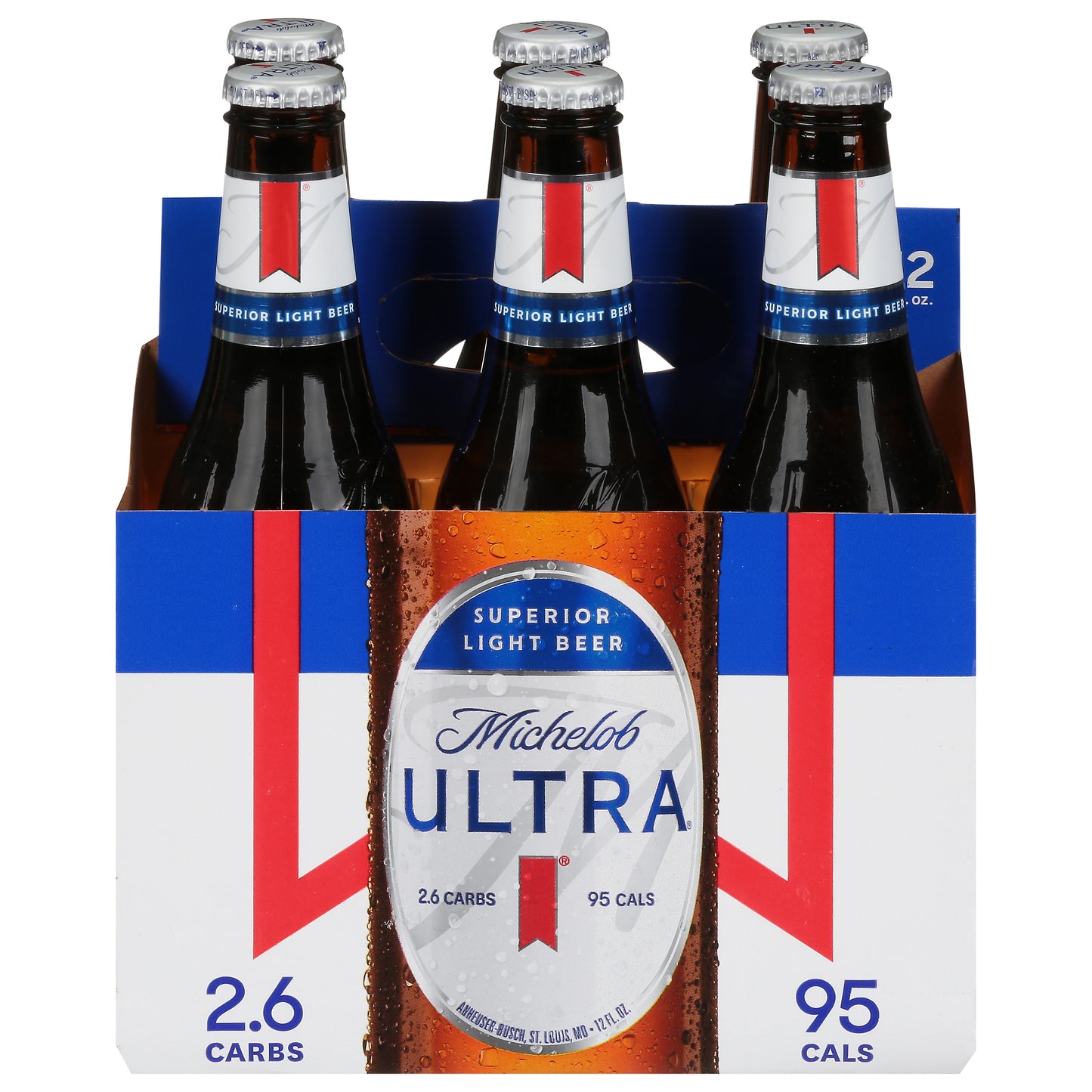 Michelob Ultra Superior Light Beer 6 - 12 fl oz Bottles