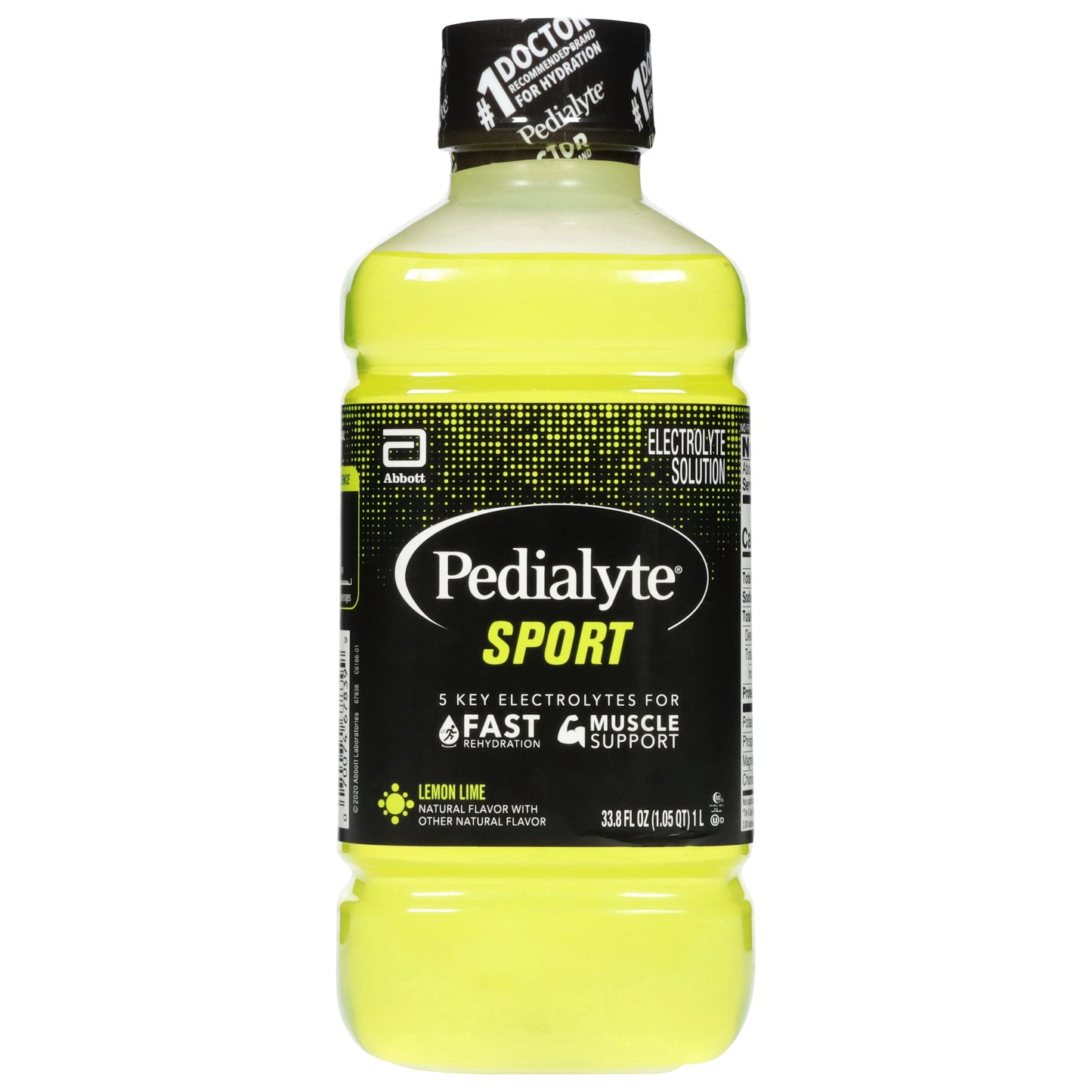 Pedialyte Sport Lemon Lime Electrolyte Solution 33.8 fl oz