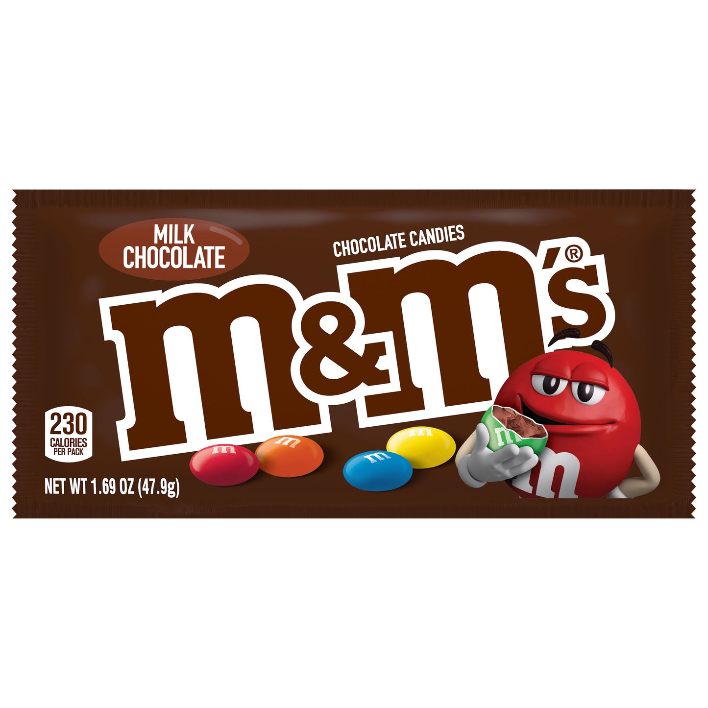 M&M's Milk Chocolate Candies 1.69 oz Bag