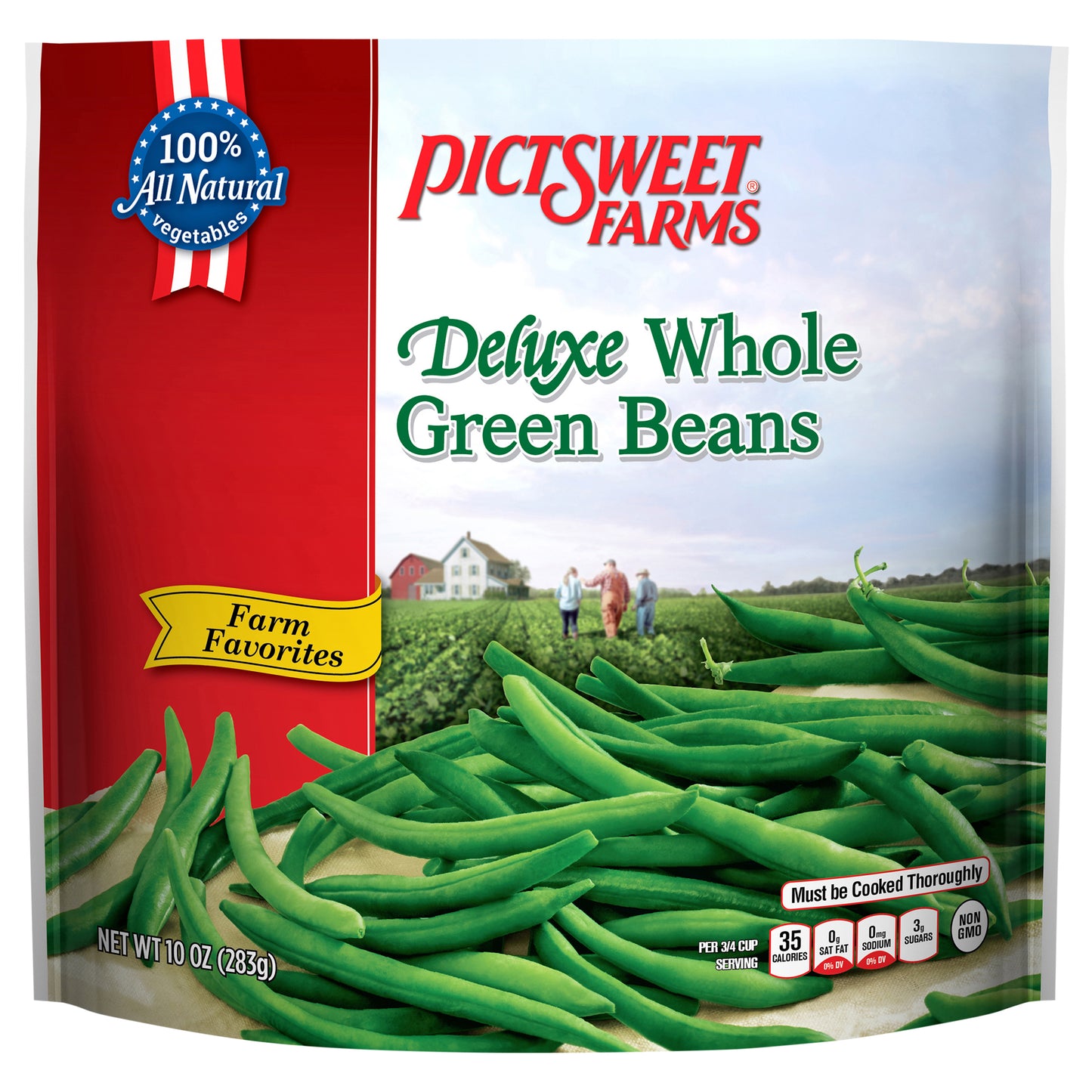 Pictsweet Farms Deluxe Whole Green Beans, Farm Favorites - 10 oz