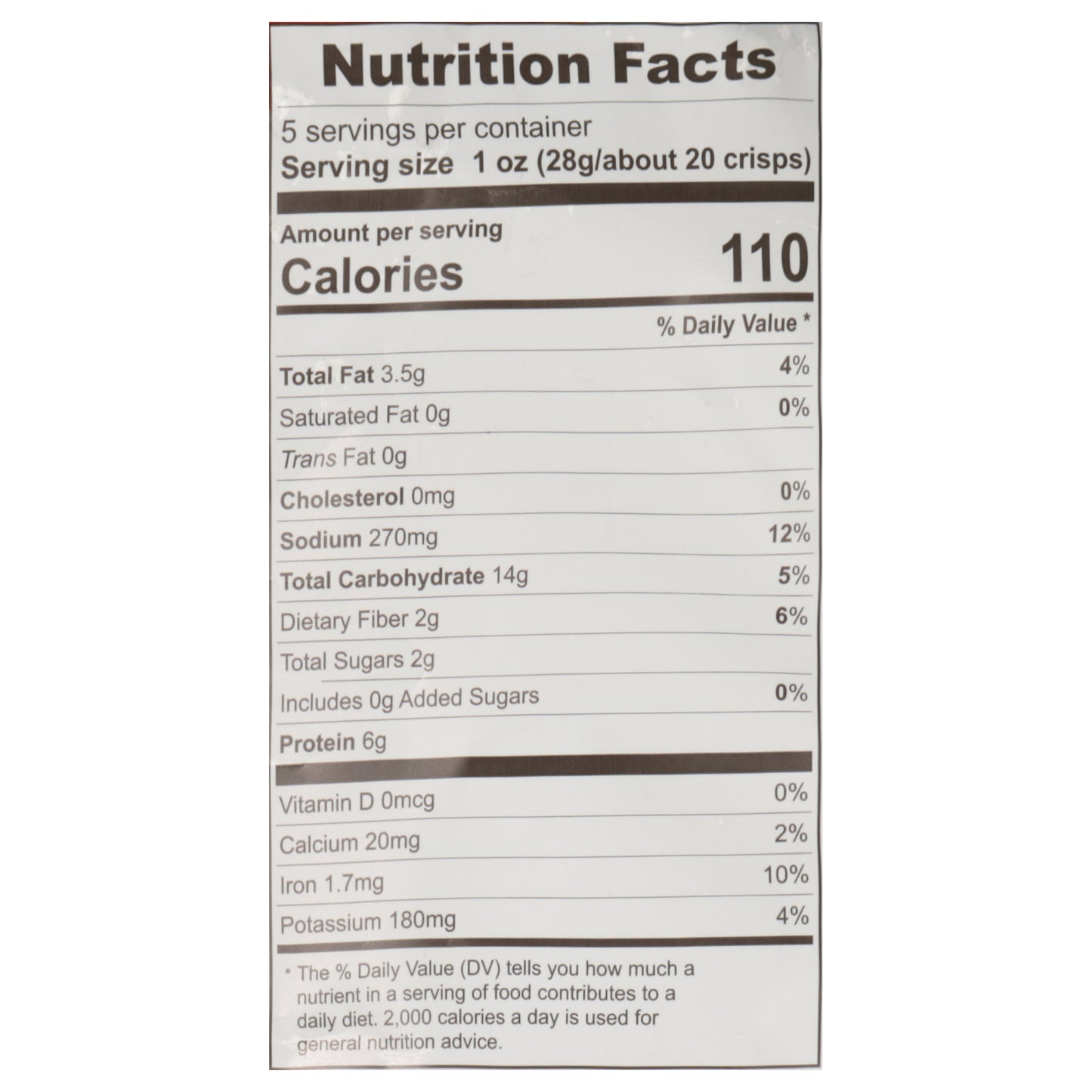 PeaKaPop Popped Not Fried BBQ Veggie Crisps 5 oz