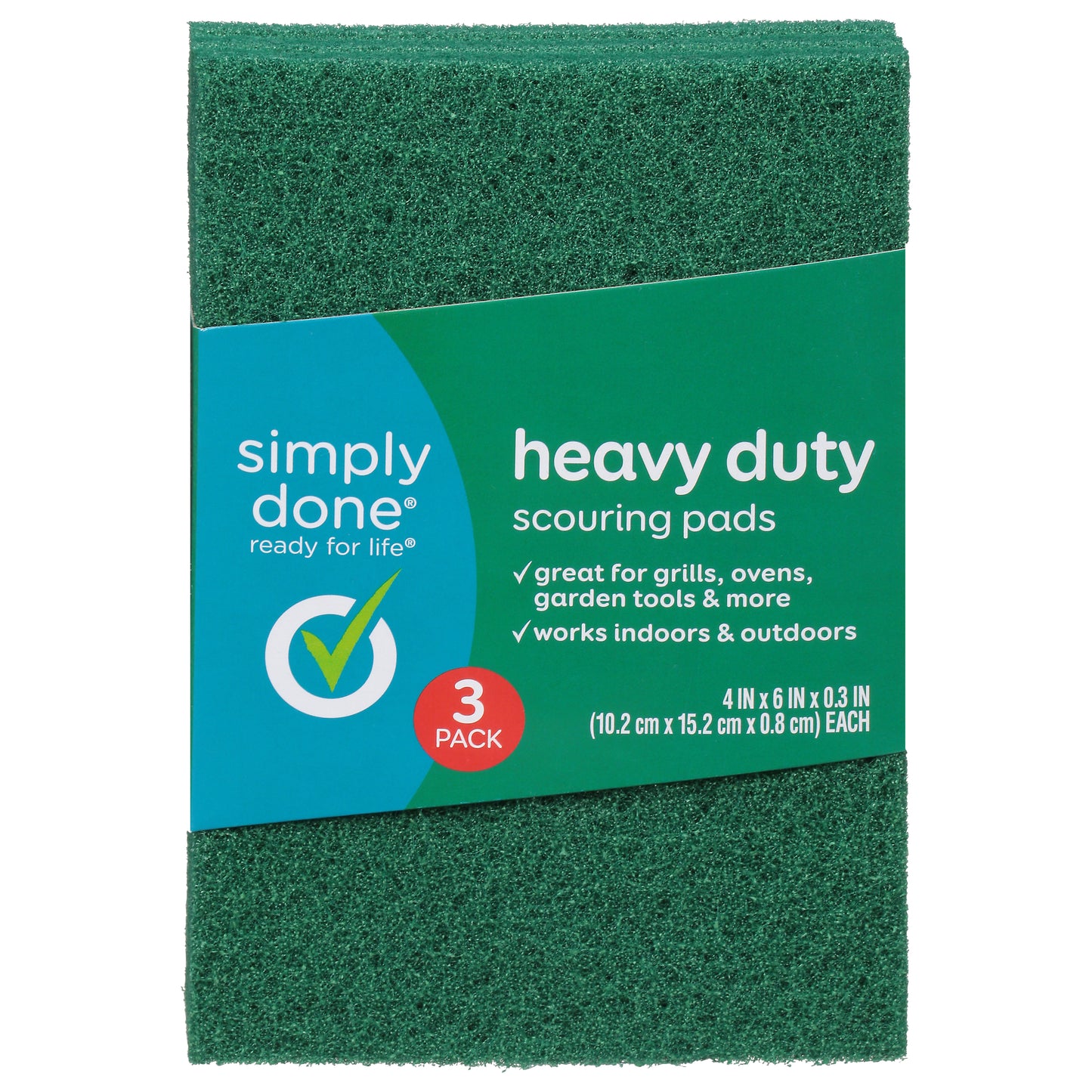 Simply Done Heavy Duty Scouring Pads 3 ea