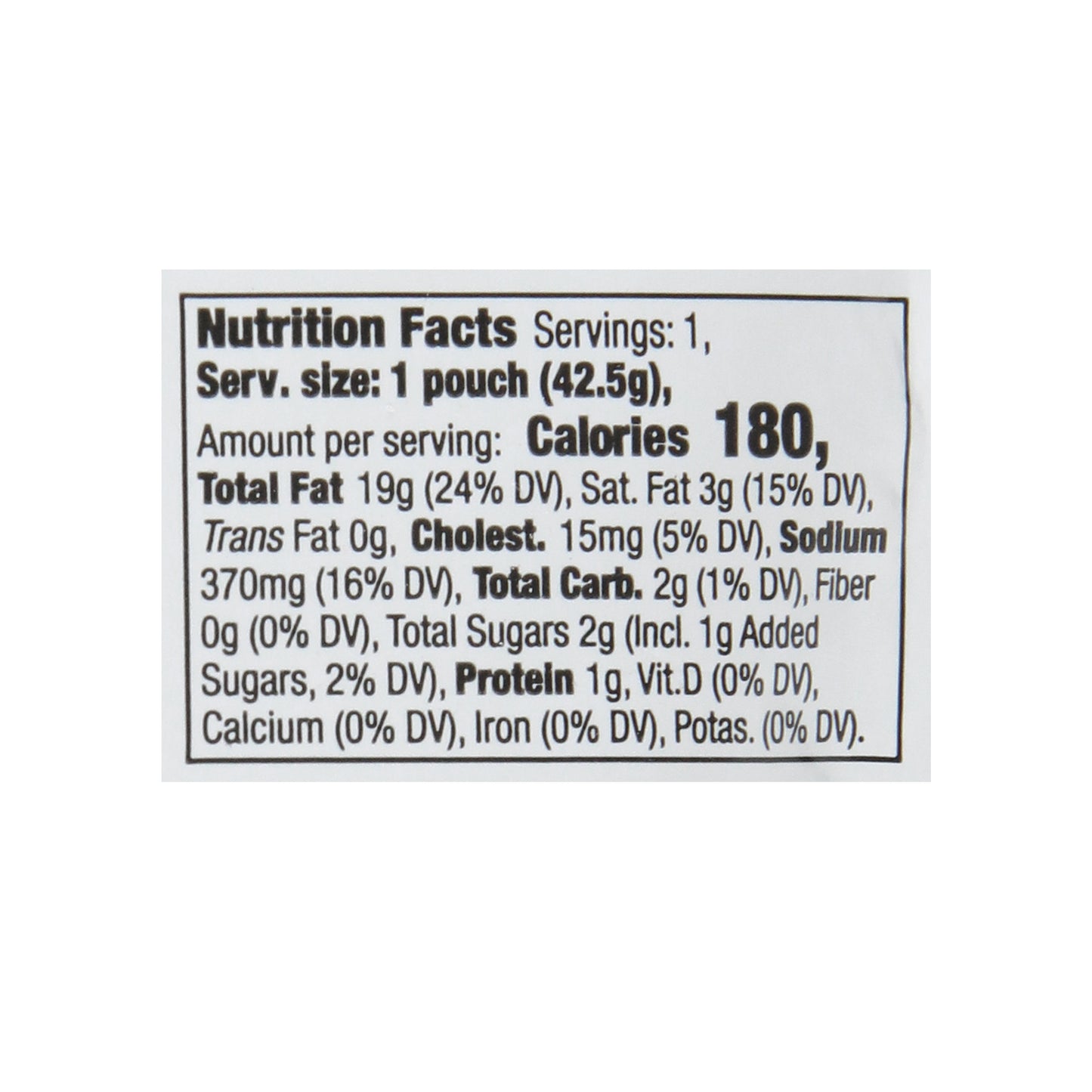 Hidden Valley The Original Ranch Dressing, Shelf Stable, Portion Control Pouch, 1.5 oz