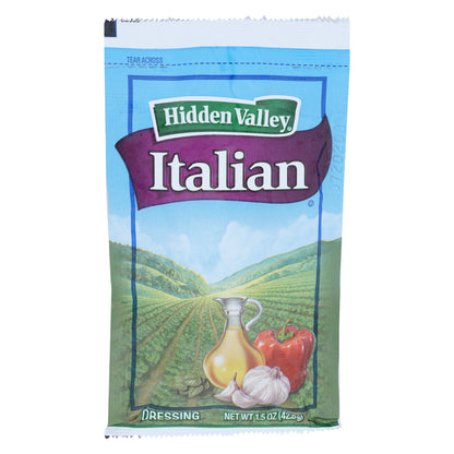 Hidden Valley Italian Dressing, Shelf Stable, Portion Control Pouch, 1.5 oz
