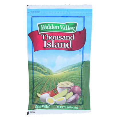Hidden Valley Thousand Island Dressing, Shelf Stable, Portion Control Pouch, 1.5 oz