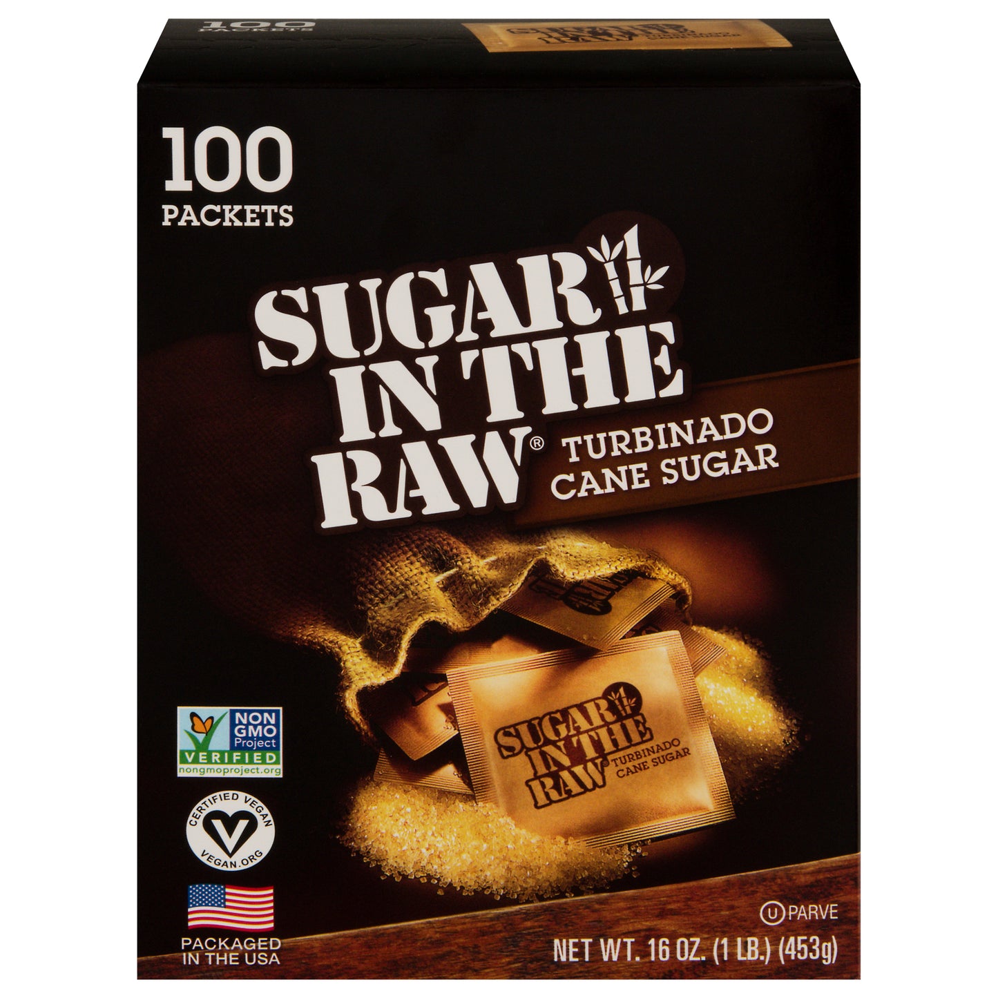 Sugar In The Raw Turbinado Cane Sugar 100 ea