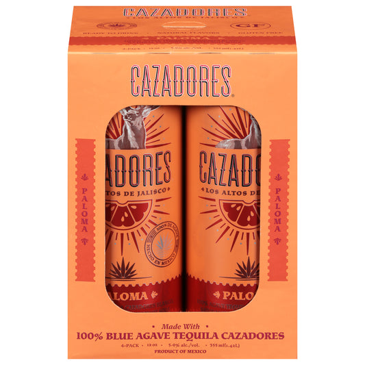 Cazadores Paloma Tequila 4 - 12 oz Cans