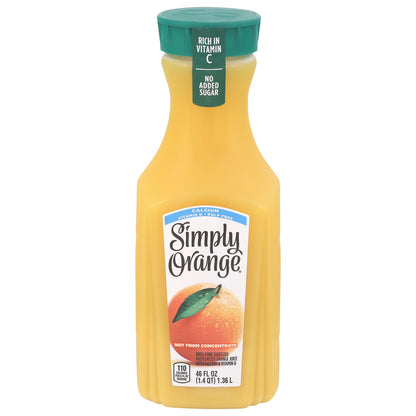 Simply Calcium Vitamin D Pulp Free Orange Juice Drink 46 fl oz