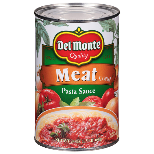 Del Monte Meat Flavored Pasta Sauce 24 oz