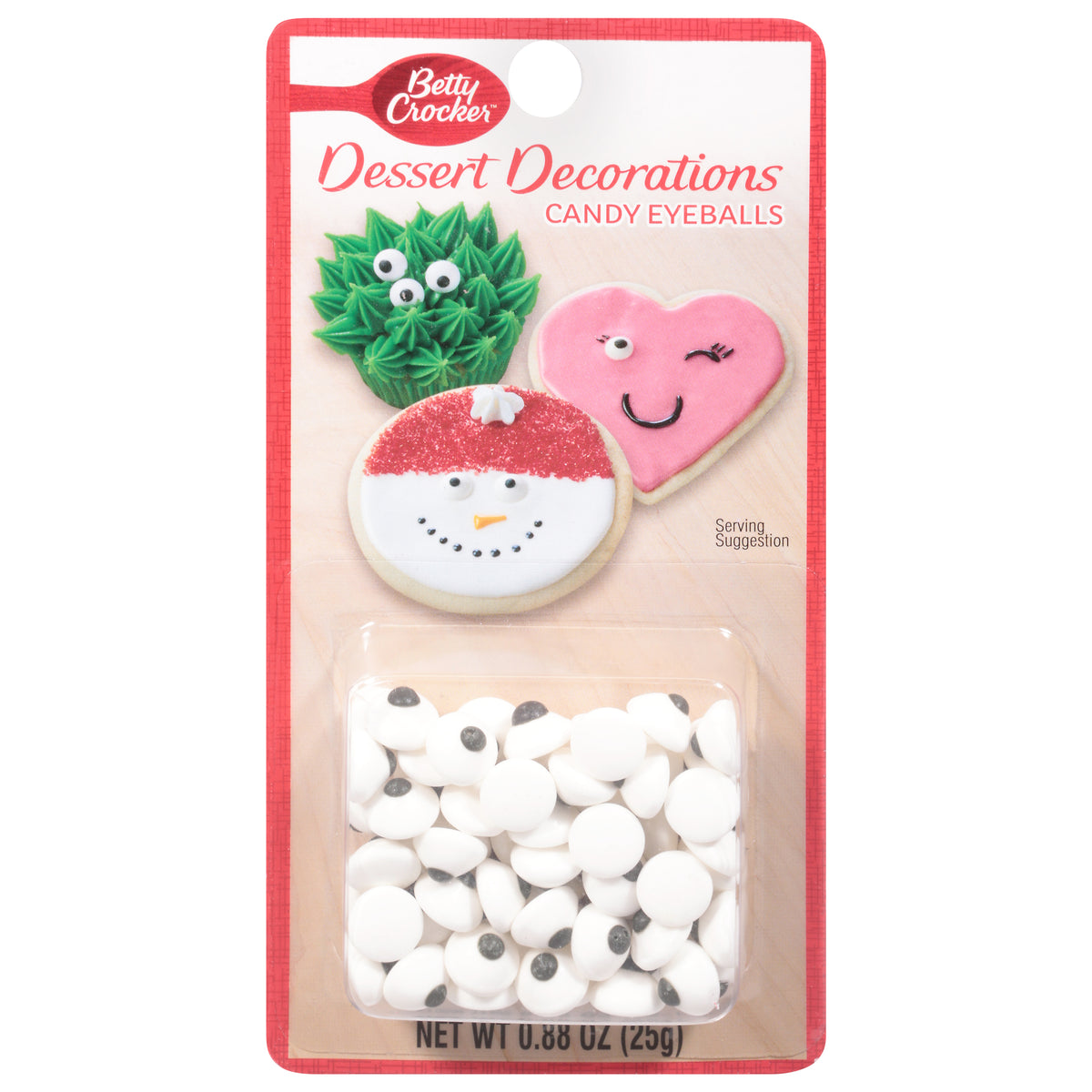 Betty Crocker Candy Eyeballs Dessert Decorations 0.88 oz