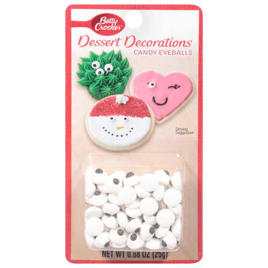 Betty Crocker Candy Eyeballs Dessert Decorations 0.88 oz