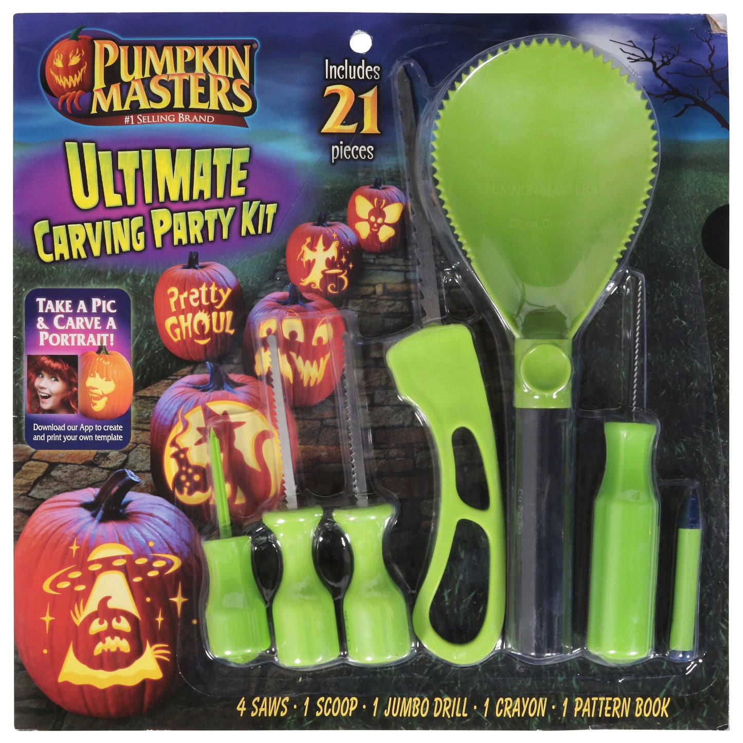 Pumpkin Masters Ultimate Carving Party Kit 21 Pieces 1 ea