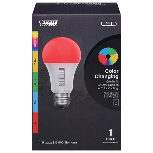 Feit Electric 4.5 Watts LED Color Changing Bulb 1 ea