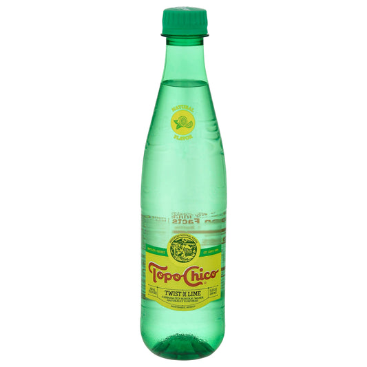 Topo Chico Carbonated Twist of Lime Mineral Water 15.5 fl oz