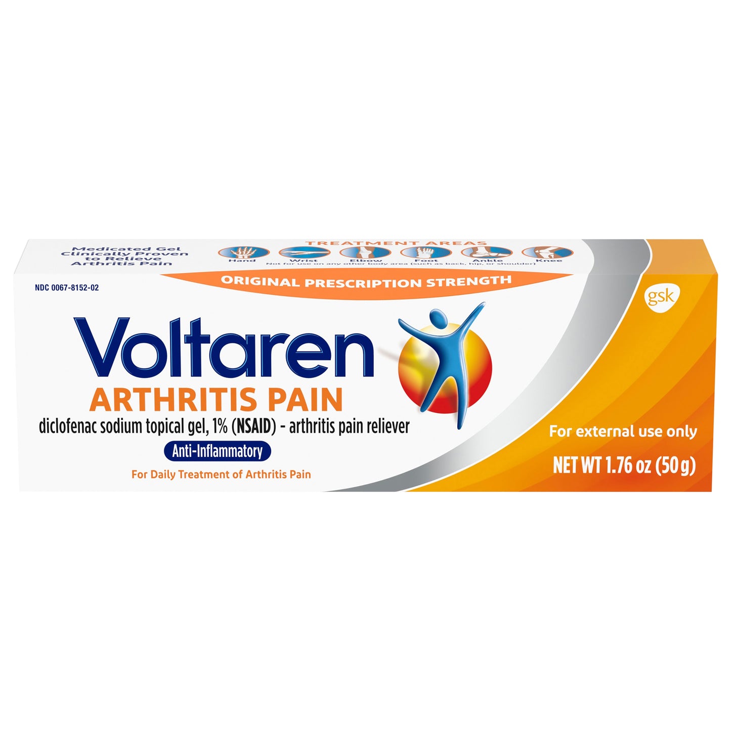 Voltaren Arthritis Pain Gel for Powerful Topical Arthritis Pain Relief - 1.7 oz/50 g Tube