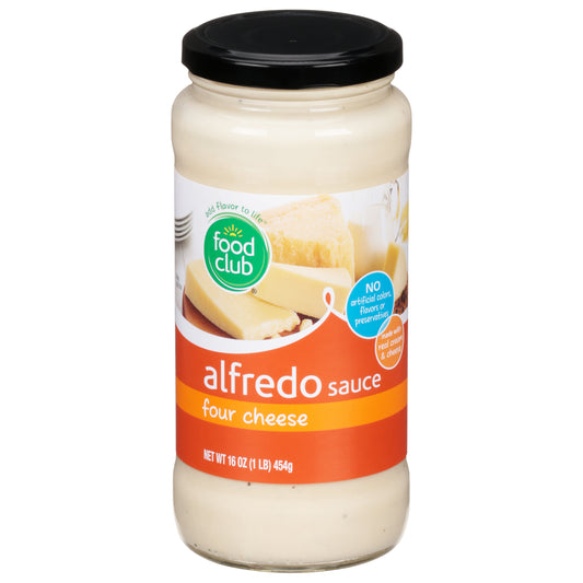 Food Club Four Cheese Alfredo Sauce 16 oz