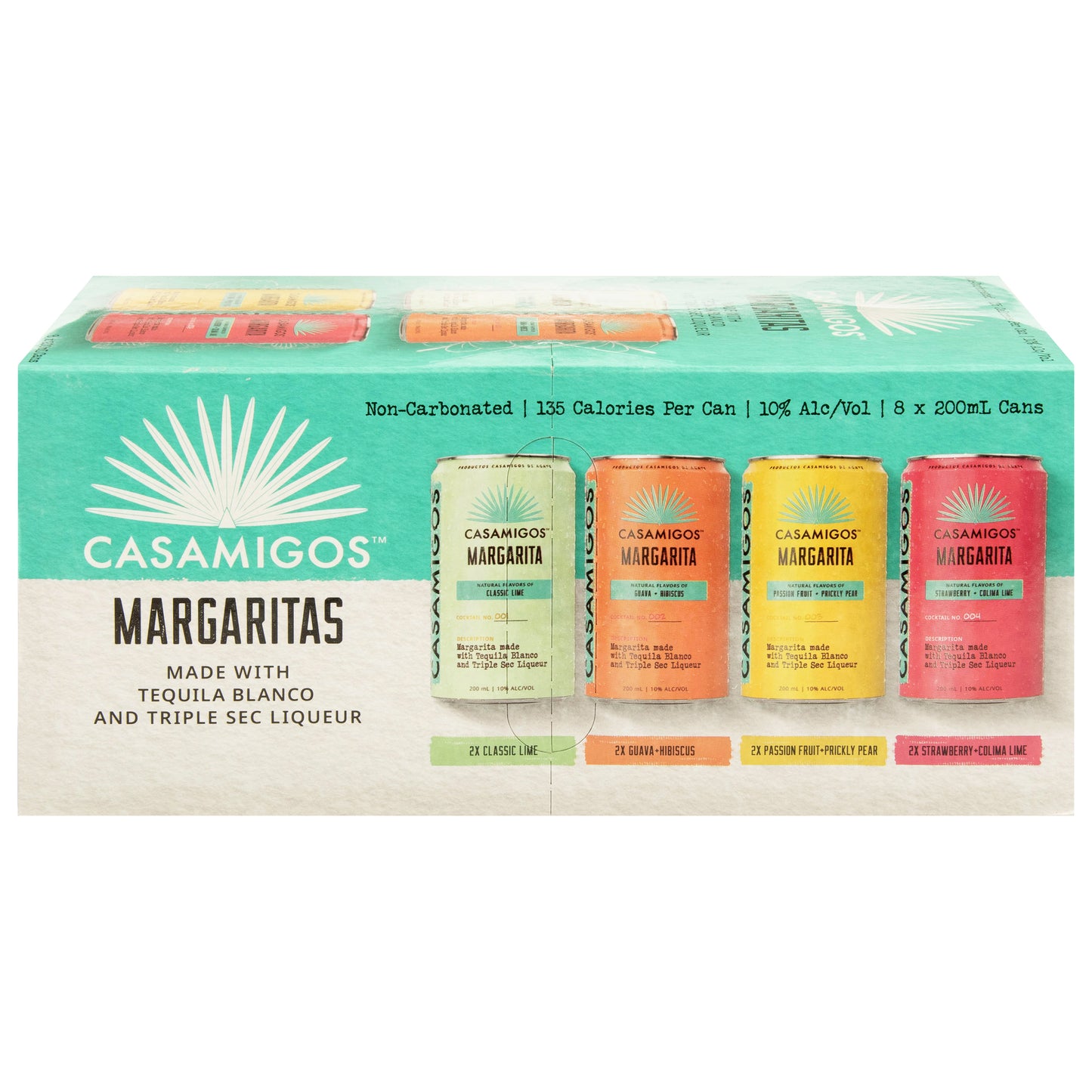 Casamigos Assorted Margaritas 8 - 200 ml Cans