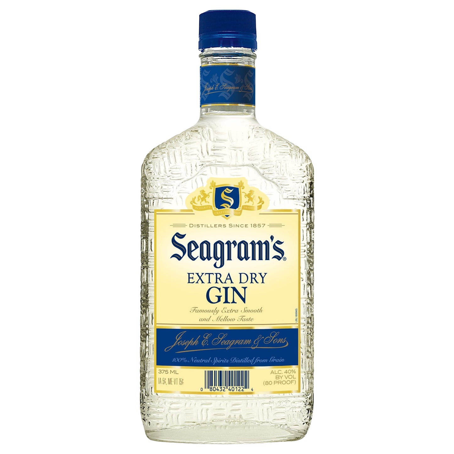 Seagrams Extra Dry Gin 375mL Bottle