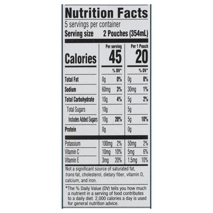 Capri Sun Hydrate Tropical Punch Drink with Electrolytes 10 - 6 fl oz Pouches