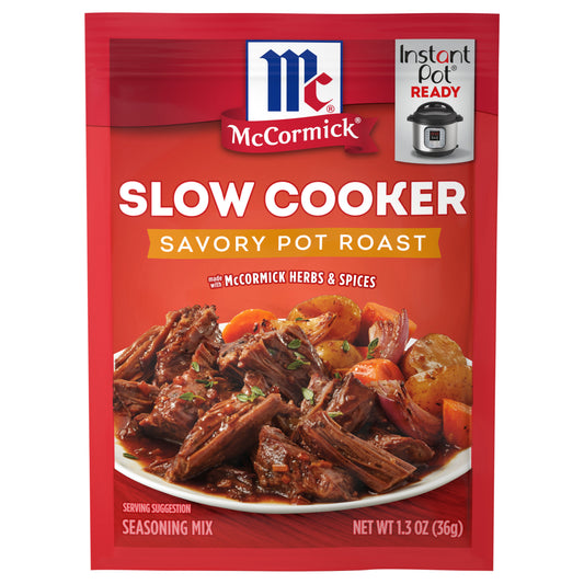 McCormick Slow Cooker Pot Roast Seasoning Mix - Savory, 1.3 oz