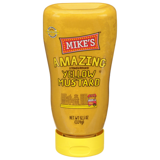 Mike's Amazing Stoneground Yellow Mustard 12.5 oz
