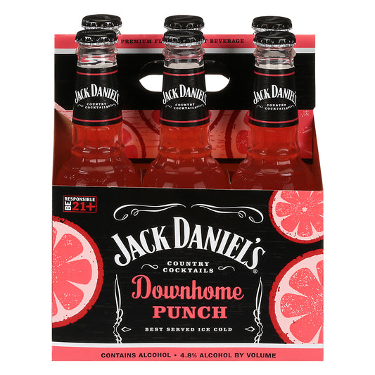 Jack Daniel's Downhome Punch Country Cocktails 6 - 10 fl oz Bottles