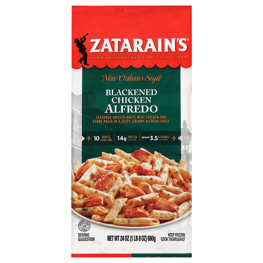 Zatarain's Frozen Meal - Blackened Chicken Alfredo, 24 oz