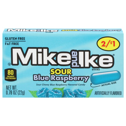 Mike and Ike Chewy Blue Raspberry Candy 0.78 oz