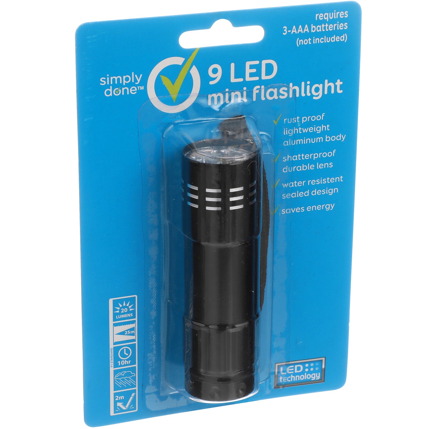9 Led Mini Flashlight