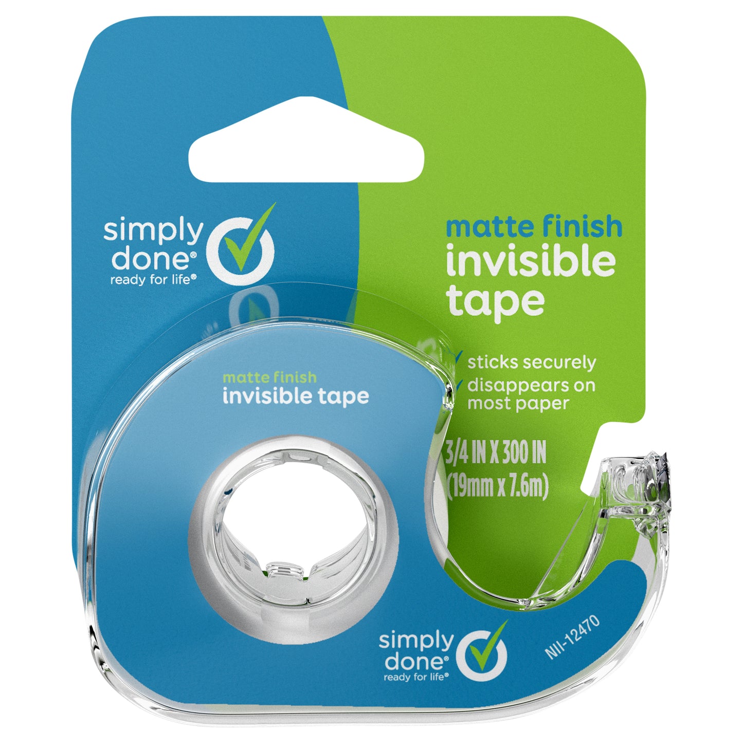 Simply Done Matte Finish Invisible Tape 1 ea
