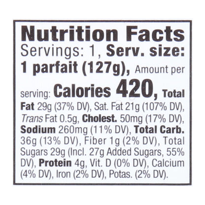 Our Specialty French Style Cheesecake Parfait 4.5 oz